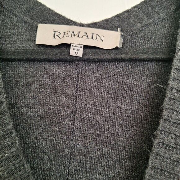 Remain gray sweater poncho size S - Picture 2 of 6